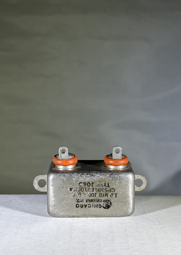 C953B1EB105K1 High Voltage Capacitor 1 uF 100 VDC P/N 1060 Chicago Condenser Corp