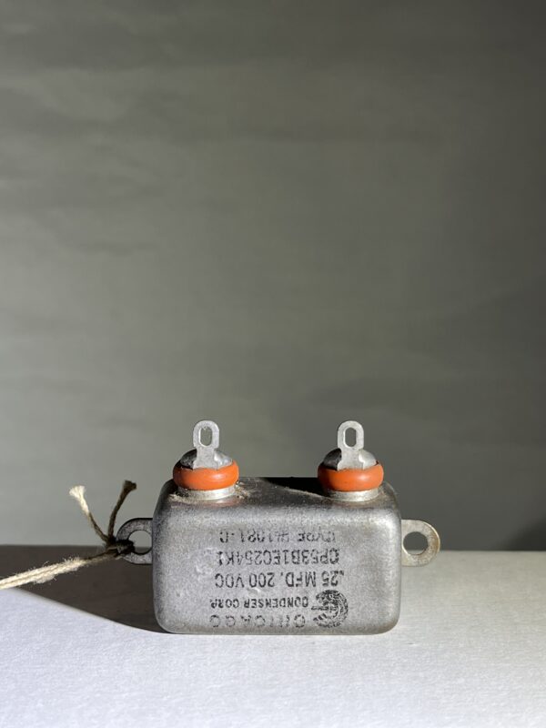 CP53B1EC254K1 High Voltage Capacitor .25 uF 200 VDC P/N 1081-C Chicago Condenser Corp