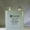 CP70E1EF805K1 (CQ72) High Voltage Capacitor 8 MFD 600 VDC P/N 1243 Chicago Condenser Corp