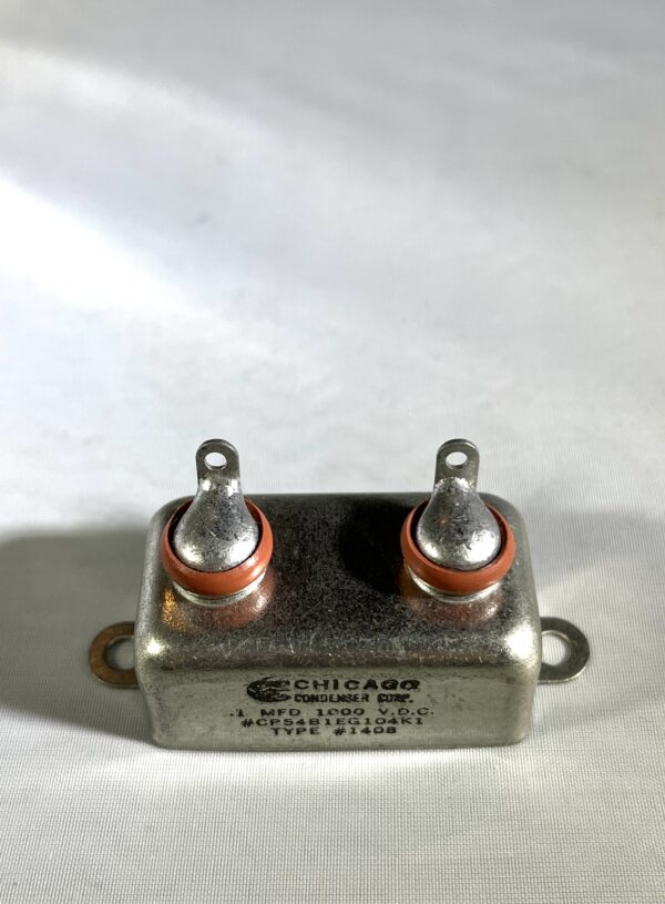 CP54B1EG104K1 High Voltage Capacitor .1 MFD 1000 VDC P/N 1408 Chicago Condenser Corp - Image 2