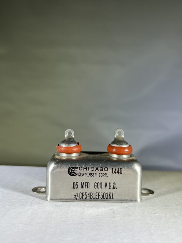 CP54B1EF503K1 High Voltage Capacitor .05 MFD 600 VDC P/N 1440 Chicago Condenser Corp