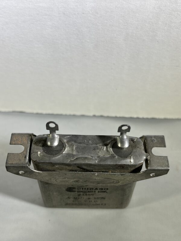 CP69B1EF504K1 High Voltage Capacitor .5 MFD 600 VDC P/N 1455 Chicago Condenser Corp - Image 2