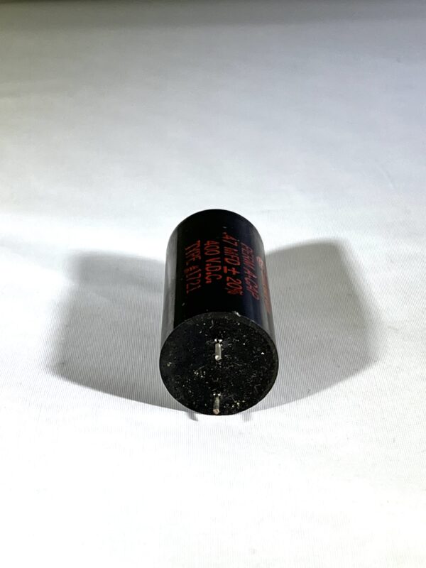 High Voltage Capacitor .47 MFD 400 VDC P/N 1721 Chicago Condenser Corp - Image 2