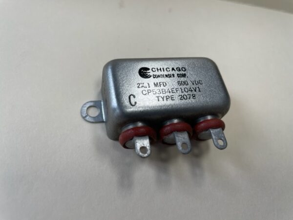 2078 2x0.1 uF 600 VDC Capacitor CP53B4EF104V1