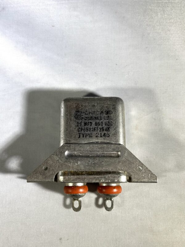 CP66B1EF254K High Voltage Capacitor 0.25 MFD 600 VDC P/N 2145 Chicago Condenser Corp - Image 3