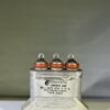 CP67B4EF104V1 High Voltage Capacitor 2 x .1 MFD 600 VDC P/N 3001 Chicago Condenser Corp