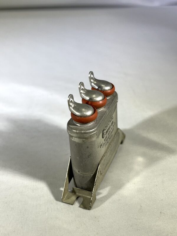 CP67B4EF104V1 High Voltage Capacitor 2 x .1 MFD 600 VDC P/N 3001 Chicago Condenser Corp - Image 2