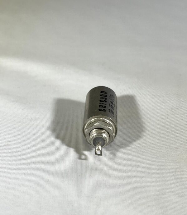U.S.N.1596678-2 High Voltage Capacitor .10 uF 600 VDC P/N 3054 Chicago Condenser Corp - Image 2