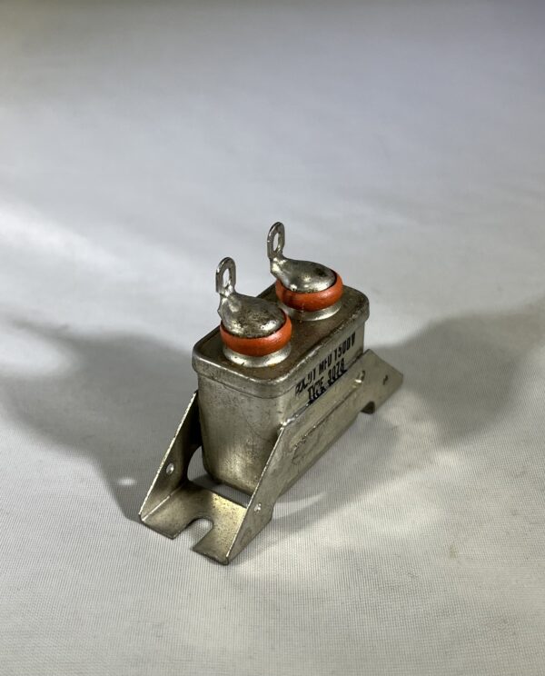 High Voltage Capacitor 2 x .01 MFD 1500 VDC P/N 3078 Chicago Condenser Corp - Image 2