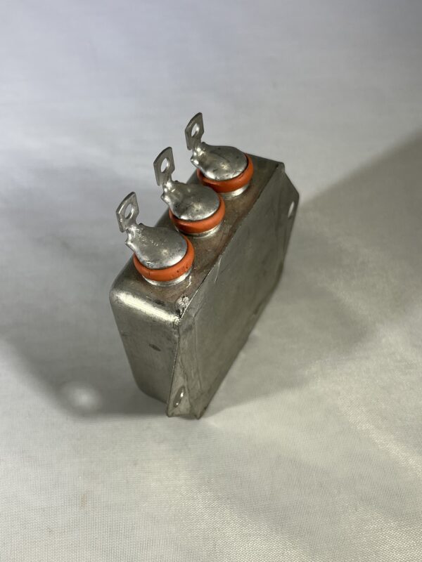 High Voltage Capacitor 3 x .34 MFD 600 VDCW P/N 3671 Chicago Condenser Corp - Image 2