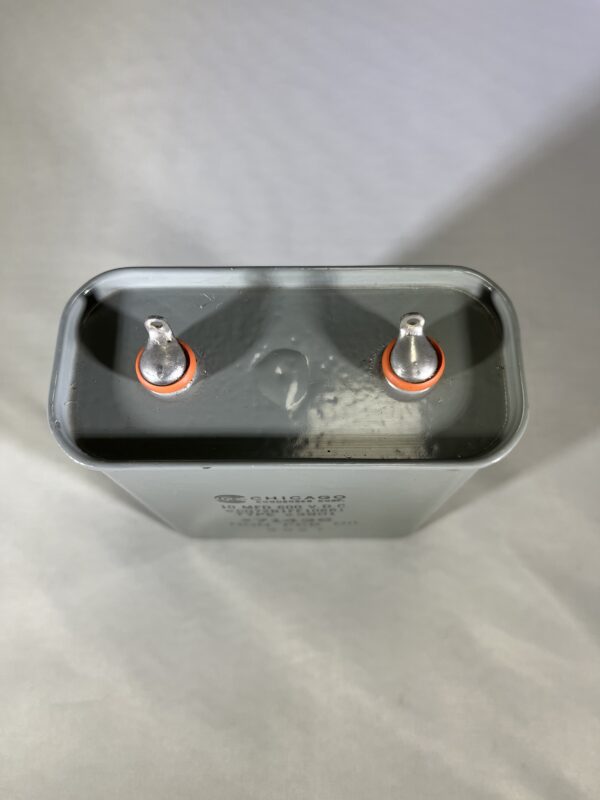 High Voltage Capacitor 10 MFD 600 VDC P/N 3801 Chicago Condenser Corp - Image 2