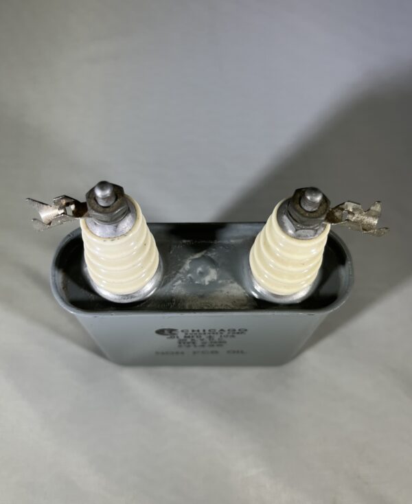 High Voltage Capacitor .01 MFD 20000 VDC P/N 3886 Chicago Condenser Corp - Image 2