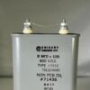 72E1EF805K3 High Voltage Capacitor 8 MFD 600 VDC P/N 3932 Chicago Condenser Corp
