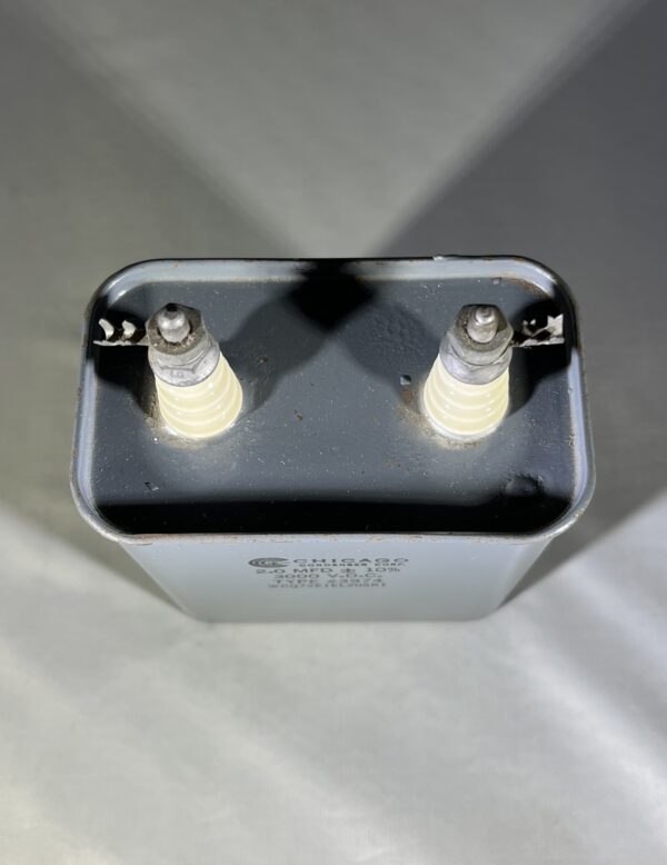 CQ72E1EL205K1 High Voltage Capacitor 2.0 MFD 3000 VDC P/N 3974 Chicago Condenser Corp - Image 2