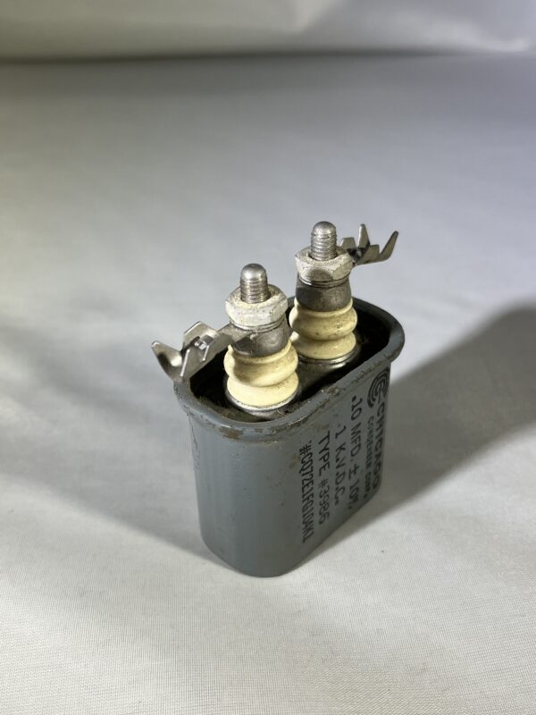 CQ72E1FG104K1 High Voltage Capacitor .10 MFD 1000 VDC P/N 3986 Chicago Condenser Corp - Image 2