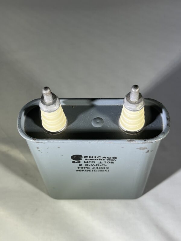CP72E1EJ205K1 High Voltage Capacitor 2.0 MFD 2000 VDC P/N 4089 Chicago Condenser Corp - Image 2