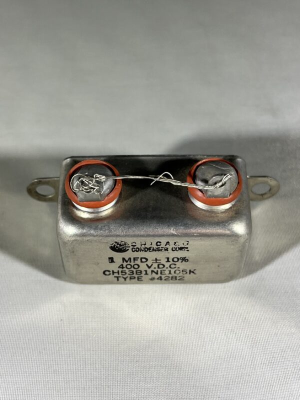 CH53B1NE105K High Voltage Capacitor 1 MFD 400 VDC P/N 4282 Chicago Condenser Corp - Image 2