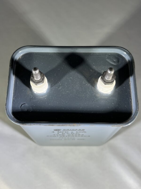 CQ72E1KG205K3 High Voltage Capacitor 4 MFD 1000 VDC P/N 4283 Chicago Condenser Corp - Image 2
