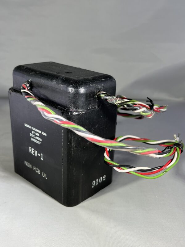 Chicago Condenser Corp 3 x 4.0 uF 600 VDC 3350437 P/N 4318 Wire Leads - Image 3