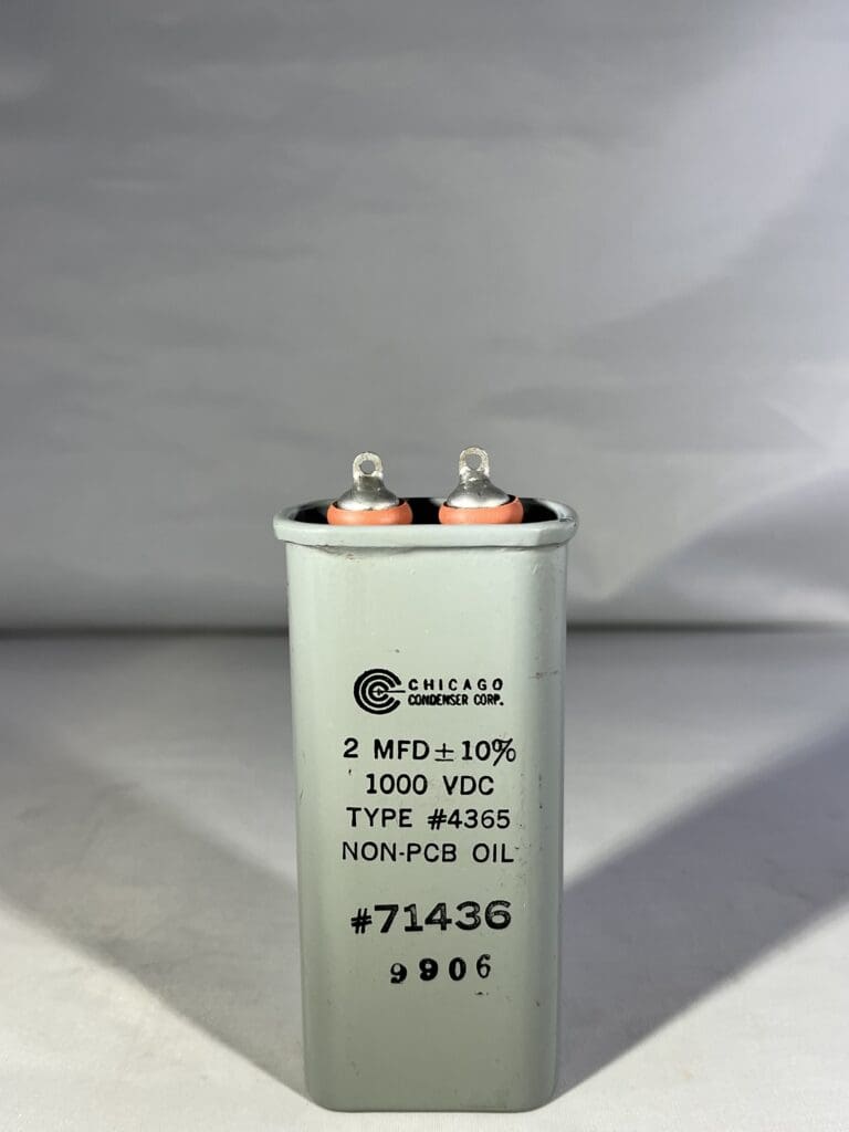Lot De 2 Condensateurs à Huile Cornell Dublilier - 8 MFD @ 1000 VDC - Occasion USA