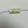 High Voltage Capacitor .1 MFD 600 VDC P/N 4400 Chicago Condenser Corp