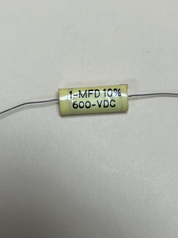 High Voltage Capacitor .1 MFD 600 VDC P/N 4400 Chicago Condenser Corp