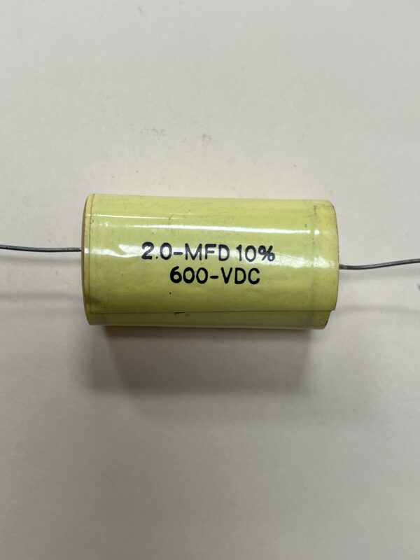High Voltage Capacitor 2.0 MFD 600 VDC P/N 4405 Chicago Condenser Corp - Image 3