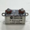 High Voltage Capacitor 4 MFD 150 VDC P/N 4499 Chicago Condenser Corp