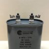 High Voltage Capacitor 4 MFD 2000 VDC P/N 4638 Chicago Condenser Corp