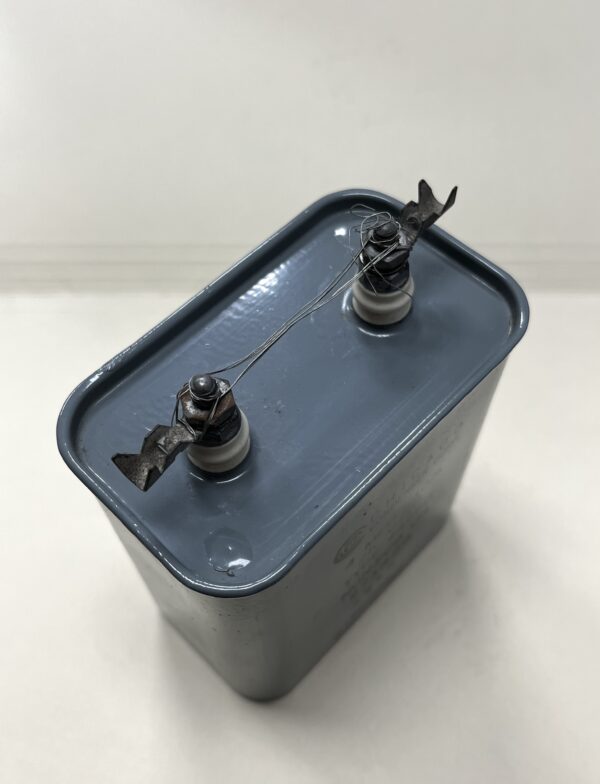 High Voltage Capacitor 4 MFD 2000 VDC P/N 4660 Chicago Condenser Corp - Image 2
