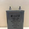 CQ72E1GH405K3 High Voltage Capacitor 4 MFD 1500 VDC P/N 4727 Chicago Condenser Corp
