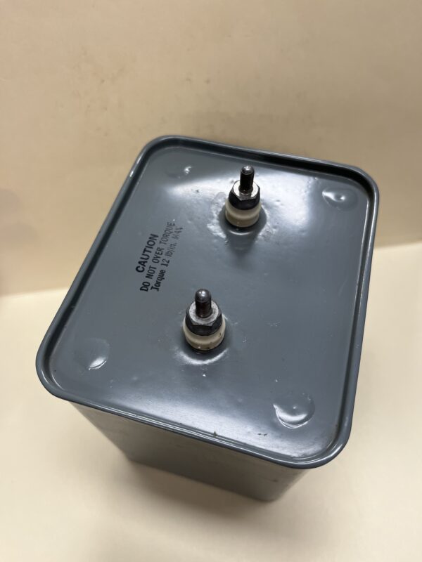 High Voltage Capacitor 7.5 MFD 750 VAC 60 HZ P/N 4739 Chicago Condenser Corp - Image 2