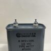 High Voltage Capacitor 8 MFD 115 VAC P/N 4777 Chicago Condenser Corp