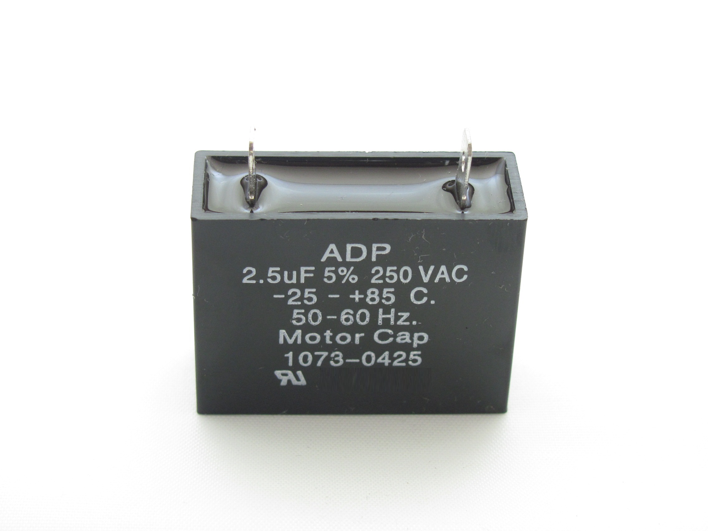ADP250A255J 2.5 uF 250 VAC Capacitor 1073-0425 - Capacitor Industries