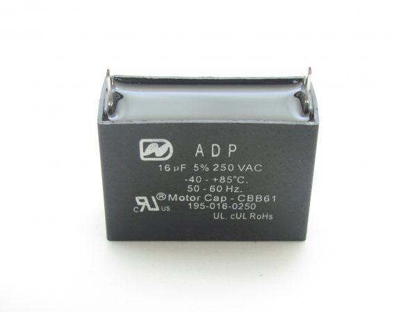 ADP250E166J-M1 16 uF 250 VAC Capacitor 195-016-0250