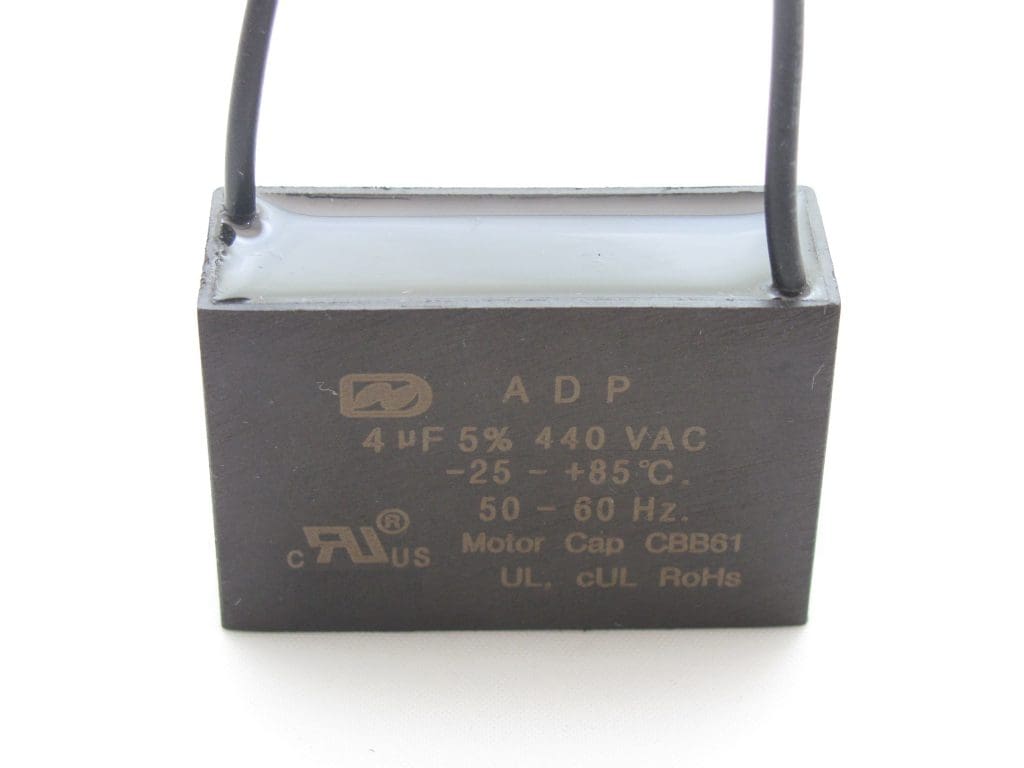 Condensateur Film 4 µF 250V AC - Modèle ADP250M405JN-M1, Haute Qualité | Pour Moteurs, HVAC