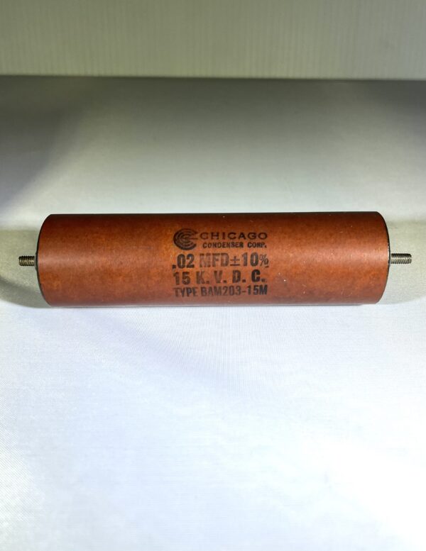 BAM203-15M .02 uF 15000 VDC Oil Capacitor - Image 3