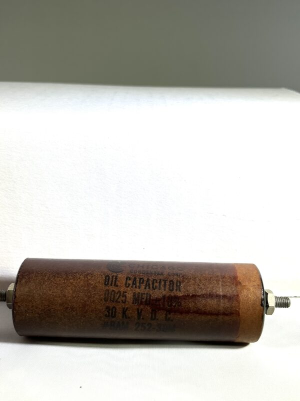 BAM252-30M .0025 uF 30000 VDC Oil Capacitor