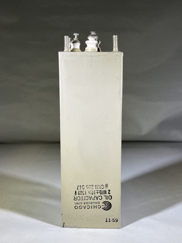 CAM-205-D17 2 uF 1500 VDC Oil Capacitor