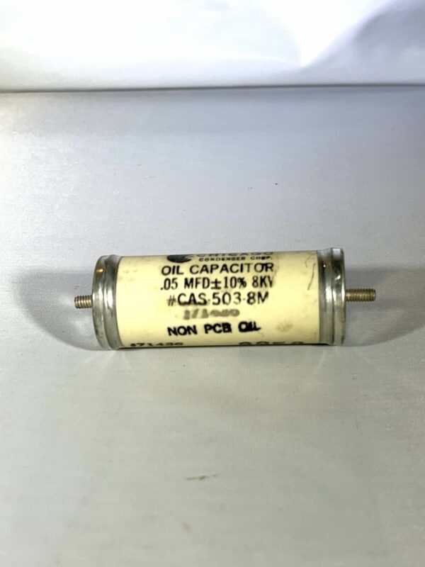 CAS-503-8M .05 uF 8000 VDC Oil Capacitor