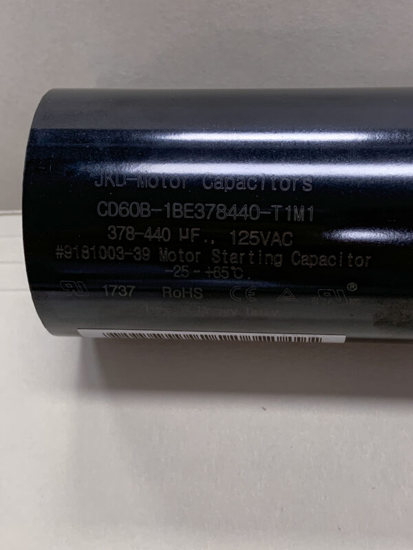 CD60B-1BE378440-T1M1 378-440 uF 125 VAC Capacitor 9181003-39