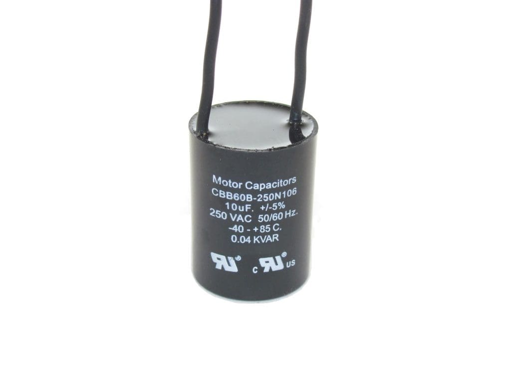 CBB60B-250N106 10 uF 250 VAC Capacitor - Capacitor Industries