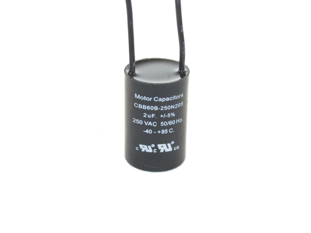 CBB60B-250N205 2 uF 250 VAC Capacitor - Capacitor Industries
