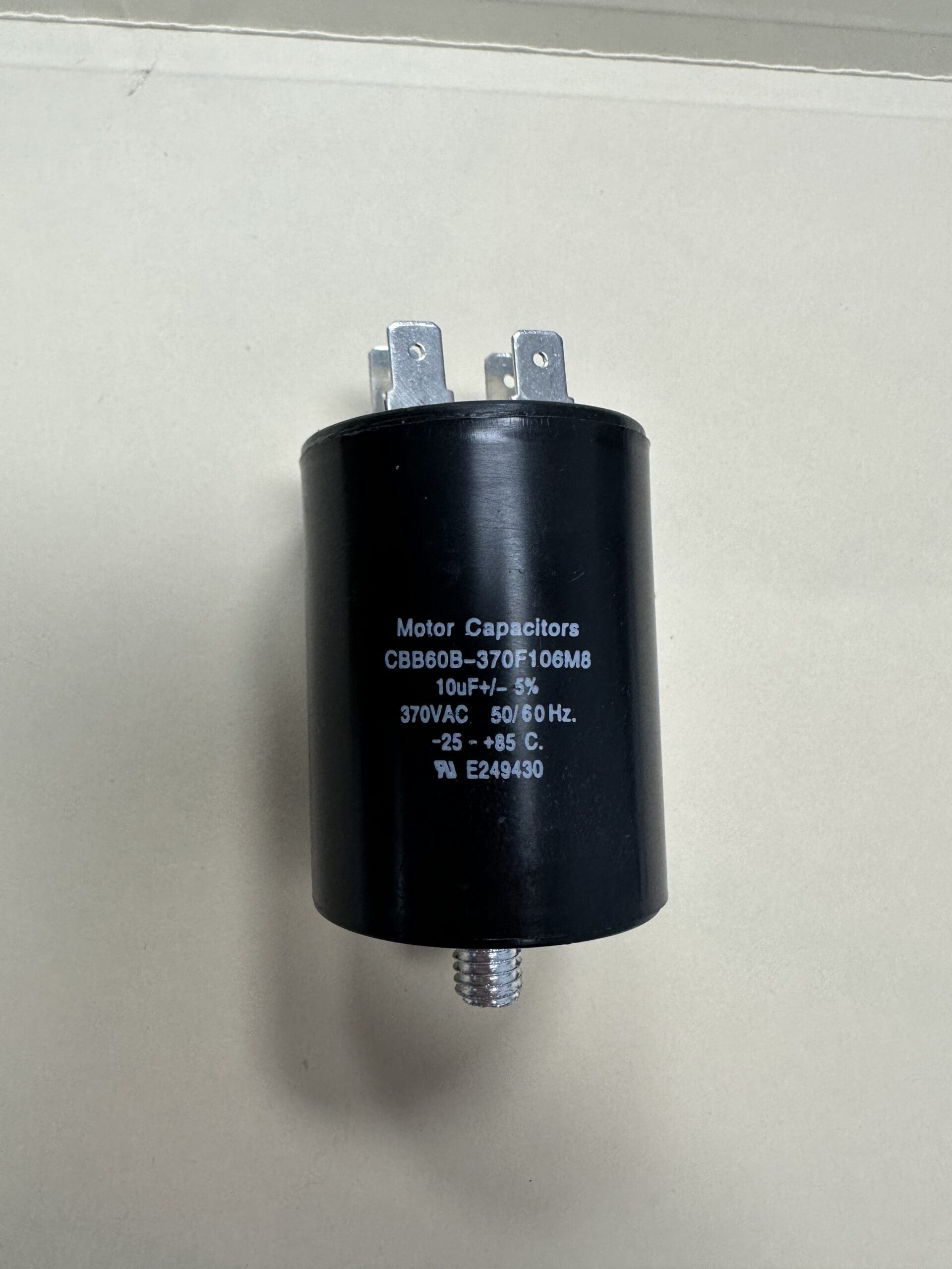 Anhui Safe Electronics 20uF 370VAC CBB65 Motor Run Capacitor – Aluminum Casing, 50/60 Hz, ±5% Tolerance, New