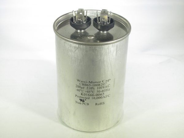 CBB65-100R207 200 uF 100 VAC WeedRoller Capacitor 13360-00
