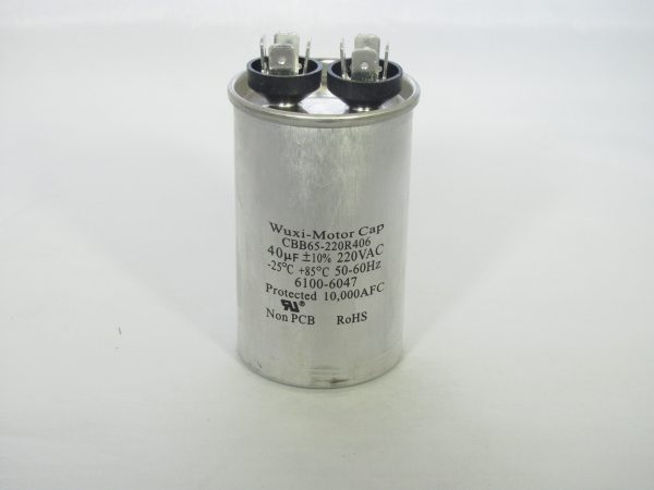 CBB65-220R406 40 uF 220 VAC Capacitor 6100-6047