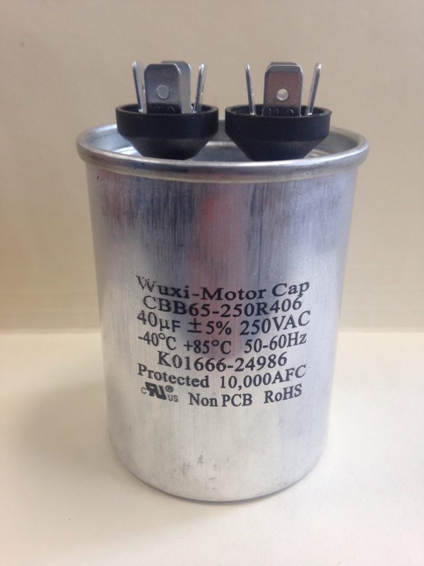 CBB65-250R406 40 uF 250 VAC Capacitor for DEHUMIDIFIER FAD704DWD13