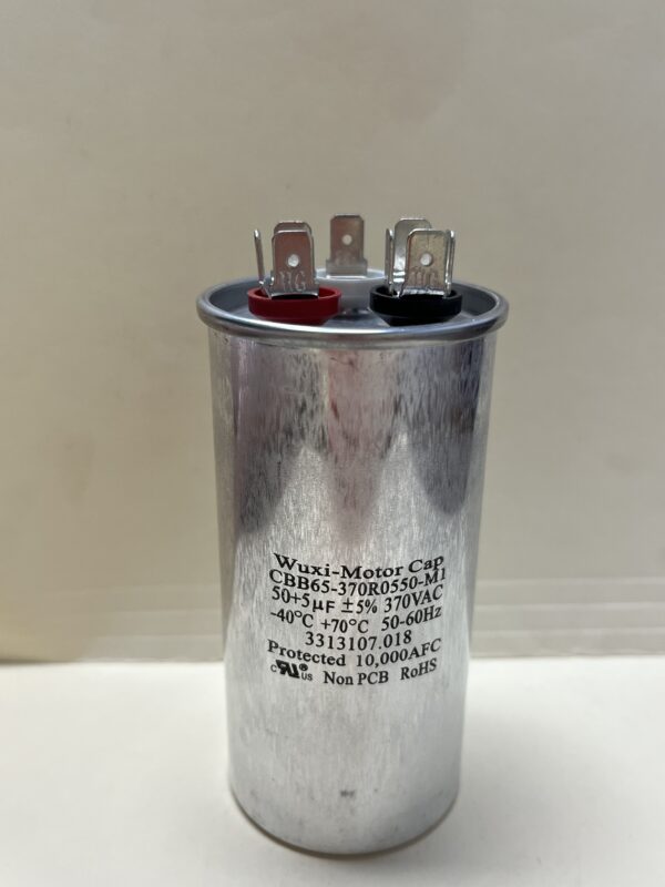 CBB65-370R0550-M1 5/50 uF 370 VAC Dual Capacitor 3313107.018