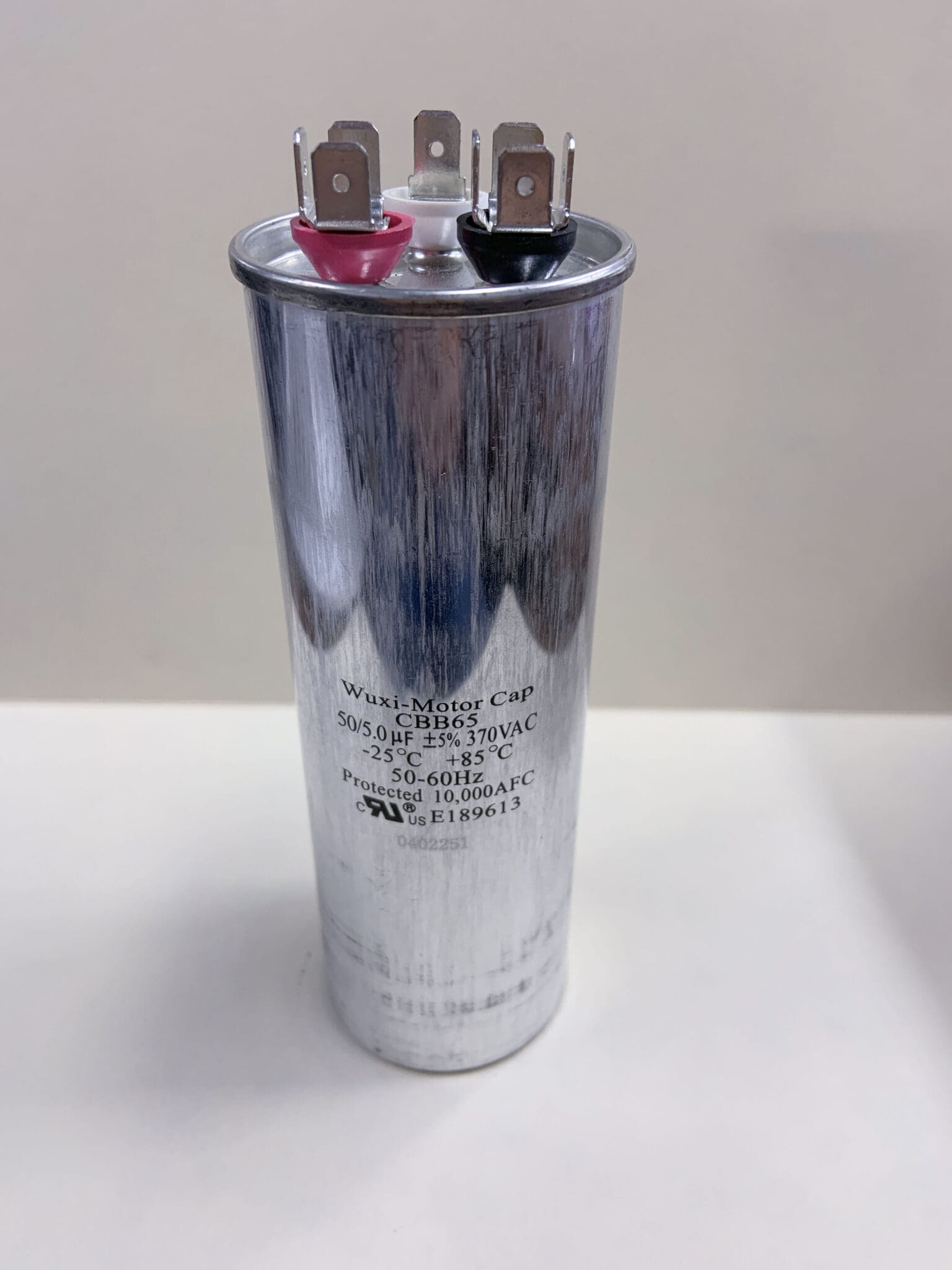 thumbnail image 2 of 50 UF X 370 VAC Round Run Capacitor - Replacement For GE/Genteq & Other Brands 2 of 13