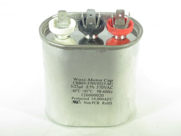 CBB65-370V0525-M1 5+25 uF 370 VAC Capacitor 126000020
